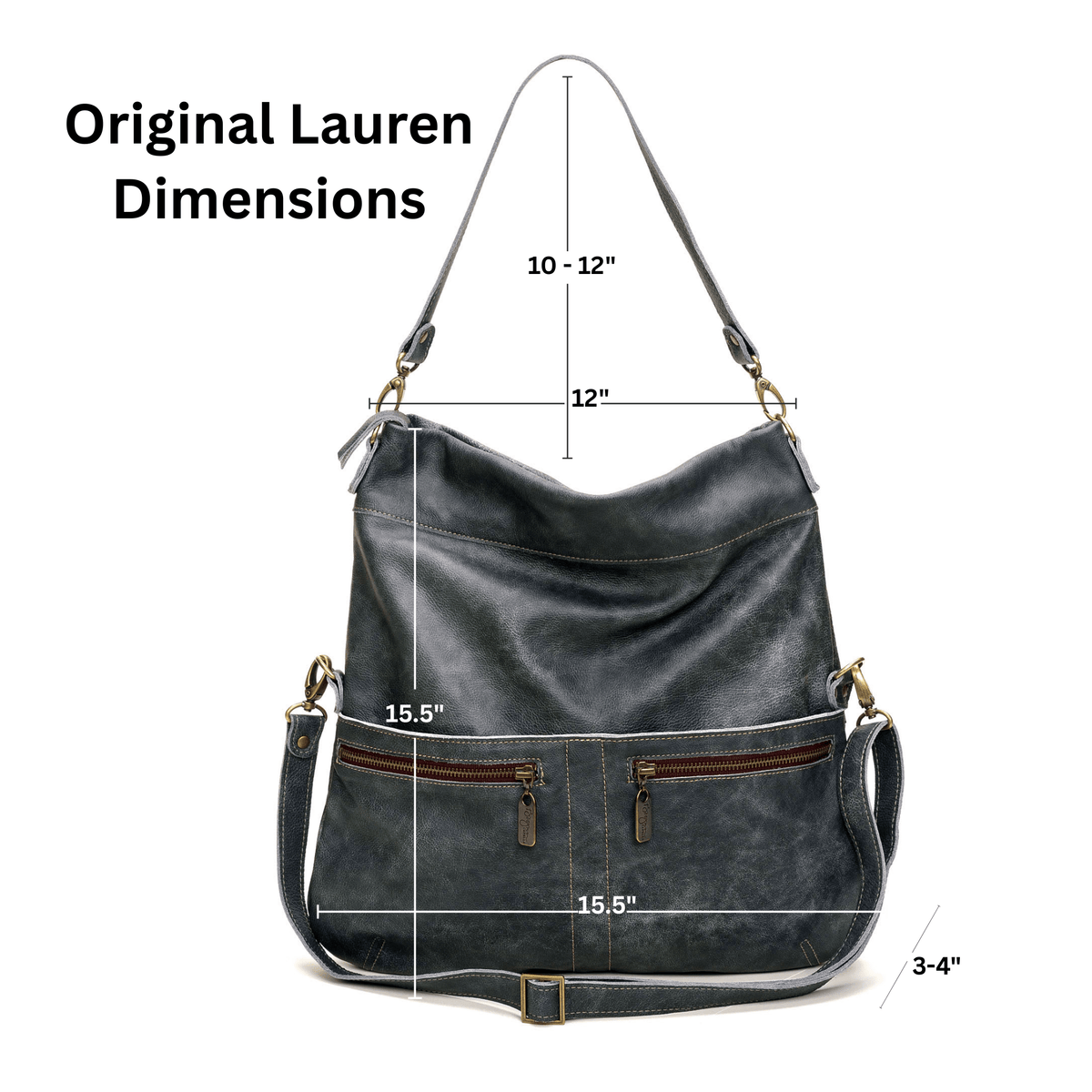Original Lauren 6-in-1 Leather Crossbody Bag - Aquarius