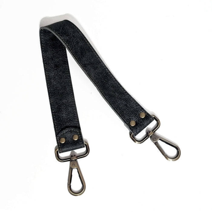 Short Leather Straps, Shoulder Straps, Brynn Capella Leather Goods, made in USA