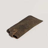 Allison Leather Eyeglass Case - Woodstock