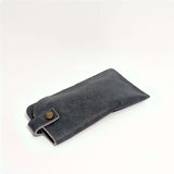 Allison Leather Eyeglass Case - Aquarius