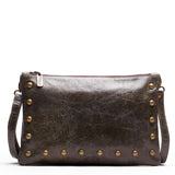 Nikki Studded Crossbody Bag - River Rock