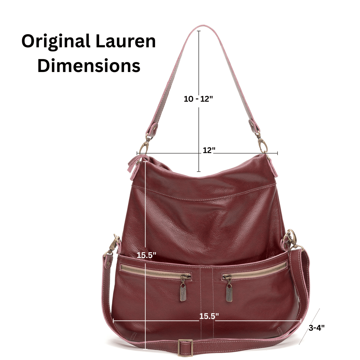 Mini Lauren 6-in-1 Convertible Leather Crossbody Bag - Free Love
