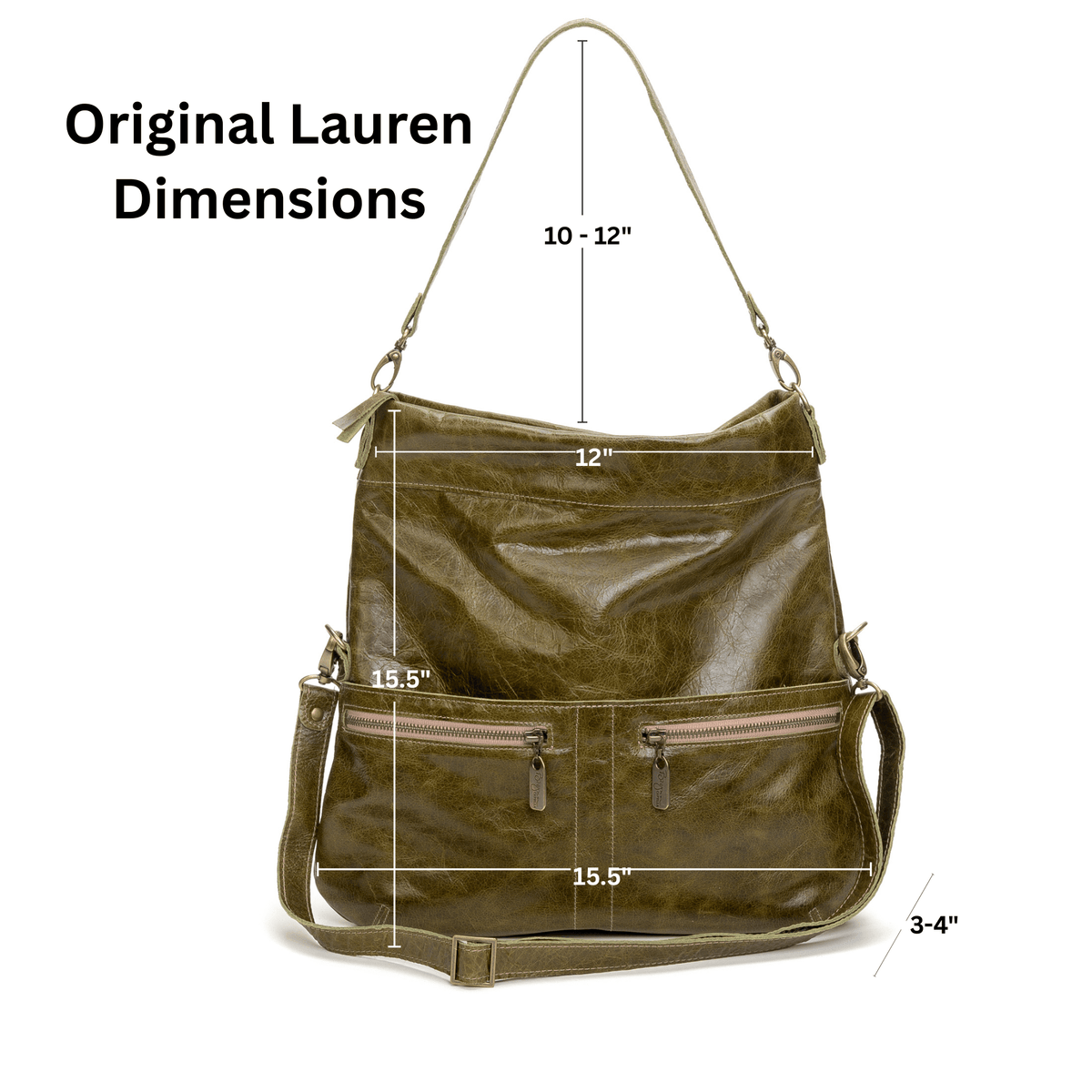 Mini Lauren 6-in-1 Convertible Leather Crossbody Bag - Happy Trails