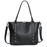 Edie Leather Tote - Noche