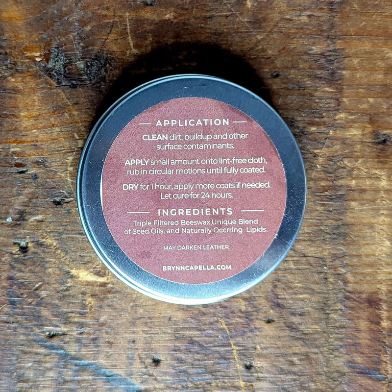 Leather Cream, Made in USA, Brynn Capella