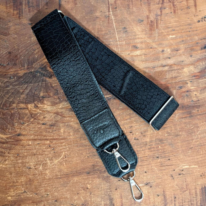 Limited Edition Lizzy Guitar Bag Strap - Black Snake