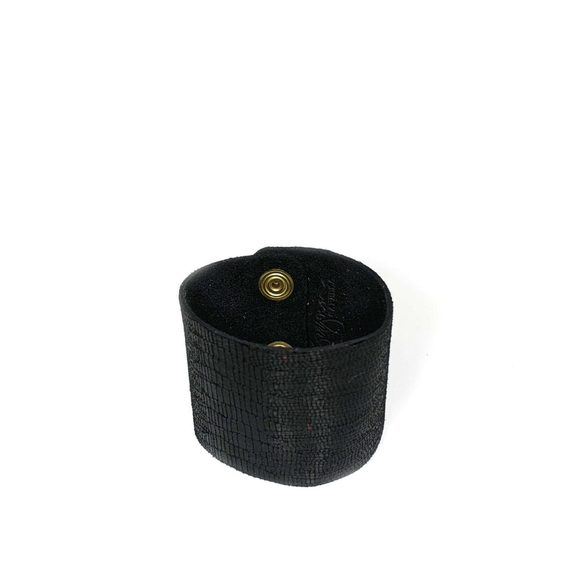 Suede Bracelet, Black Lizard | Brynn Capella, USA Leather Goods, Bracelets, Leather Bracelet, Brynn Capella