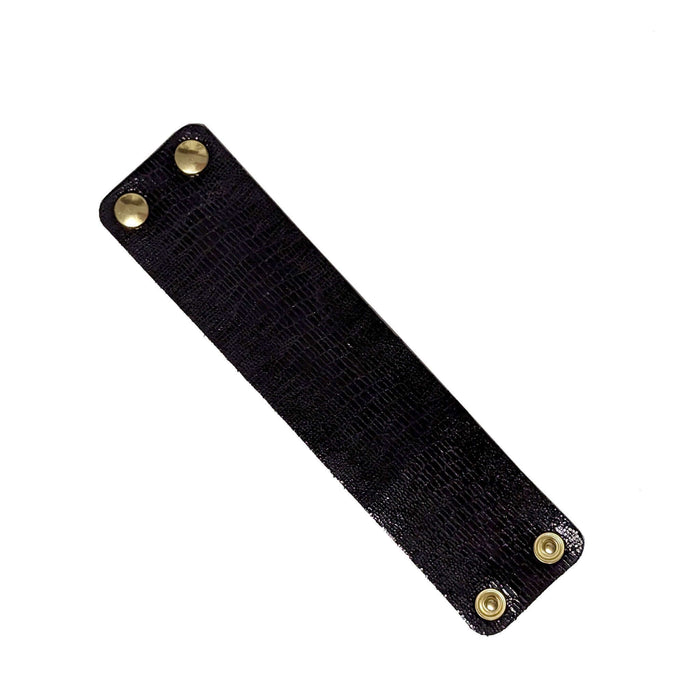 Suede Bracelet, Black Lizard | Brynn Capella, USA Leather Goods, Bracelets, Leather Bracelet, Brynn Capella