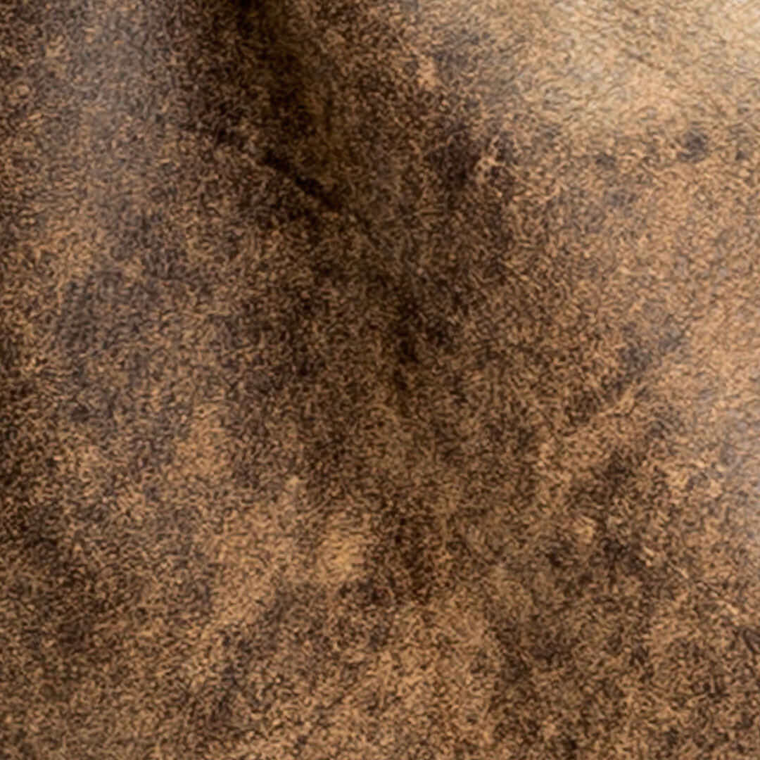 Close-up of distressed brown texture, showcasing quality material used in Pamela Hobo Crossbody Bag.