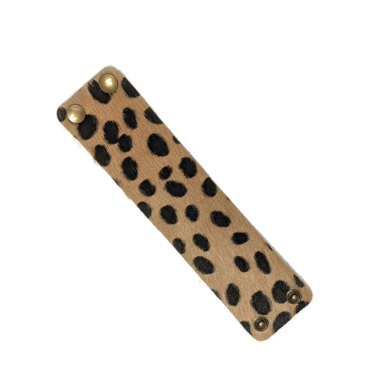 Hairon Bracelet, Cheetah | Brynn Capella, Made in USA Leather Goods, Bracelets, Leather Bracelet, Brynn Capella
