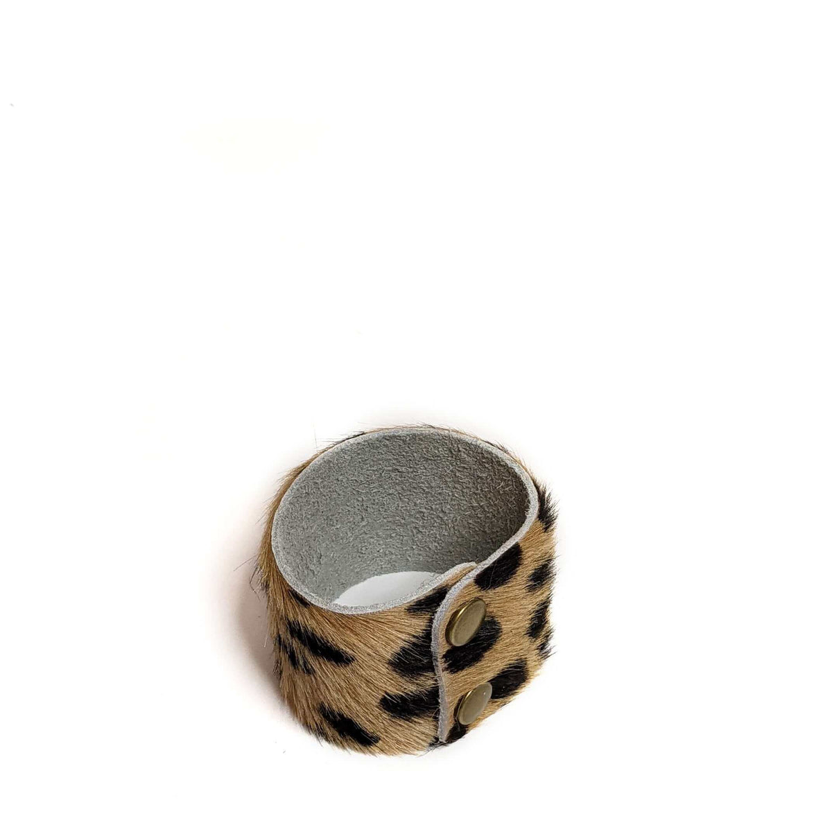 Hairon Bracelet, Cheetah | Brynn Capella, Made in USA Leather Goods, Bracelets, Leather Bracelet, Brynn Capella